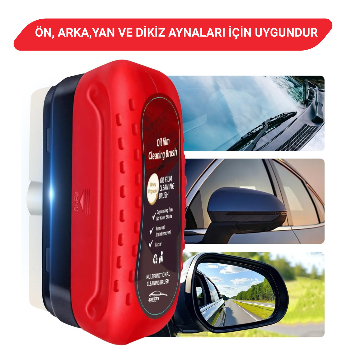 SmartWipes™ Cam Leke Çıkarıcı Su İtici Losyonlu Sünger