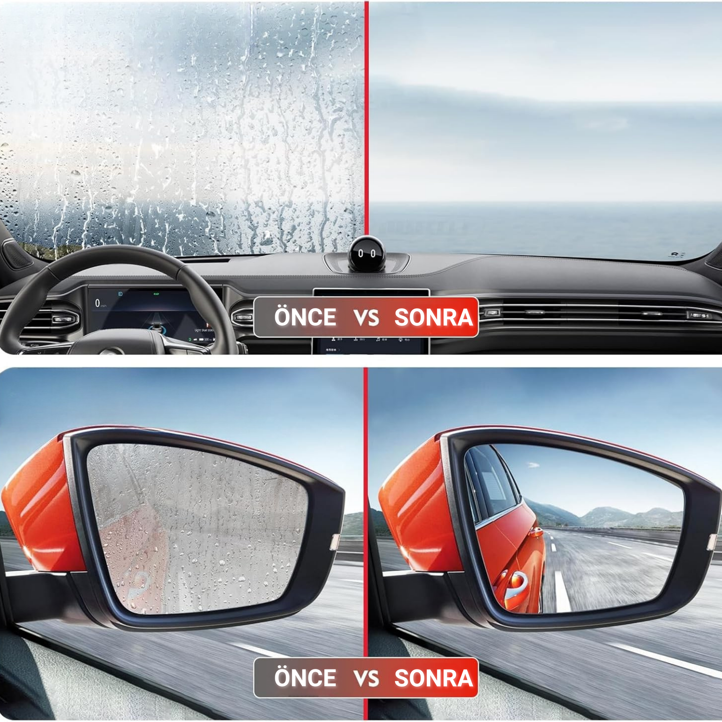 SmartWipes™ Cam Leke Çıkarıcı Su İtici Losyonlu Sünger