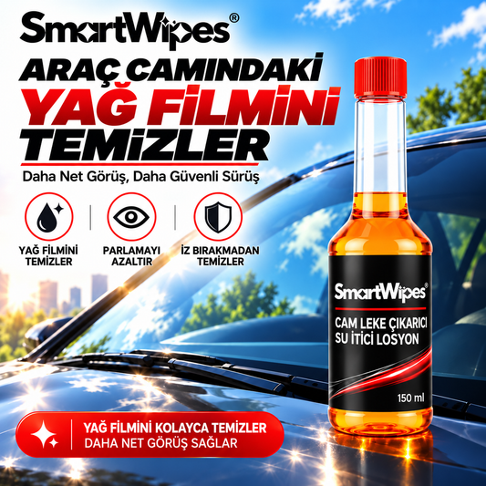 SmartWipes™ Ön Cam Leke Çıkarıcı Su İtici Losyon
