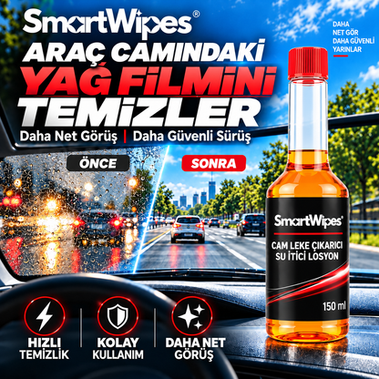 SmartWipes™ Ön Cam Leke Çıkarıcı Su İtici Losyon